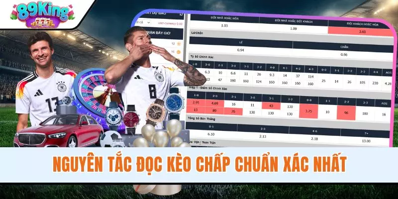 Nguyên tắc đọc kèo chấp chuẩn xác nhất